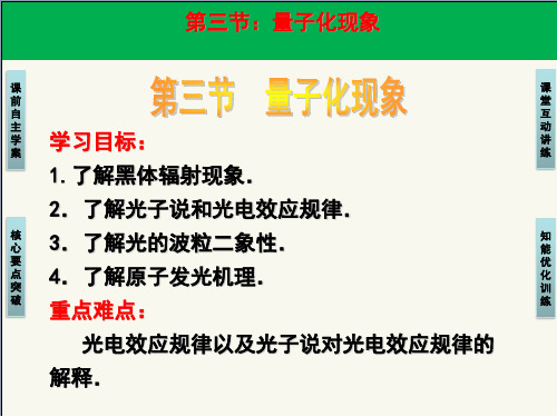 第三节：量子化现象