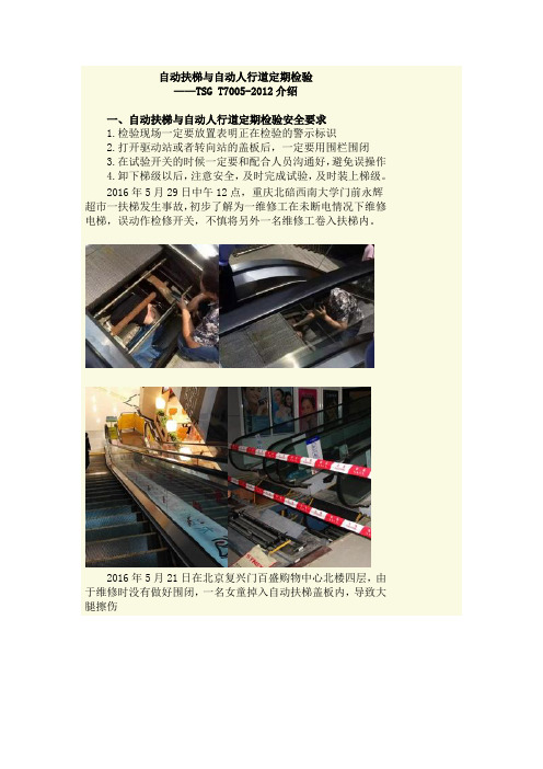 自动扶梯与自动人行道定期检验 