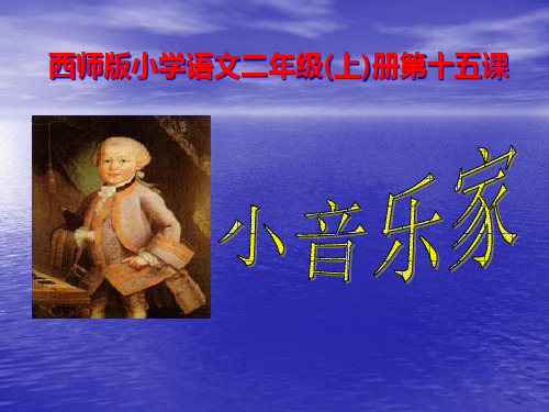 《小音乐家》PPT课件