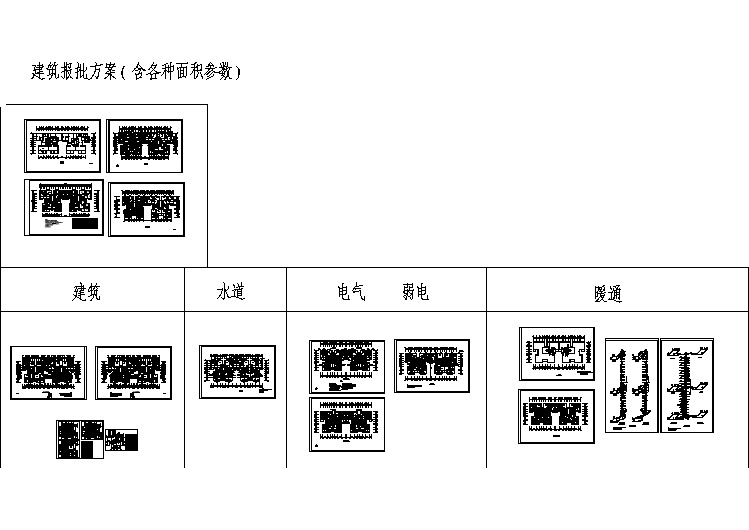 某地区邮政综合楼电气设计全套图纸