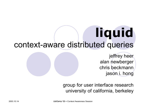 liquid context-aware queries