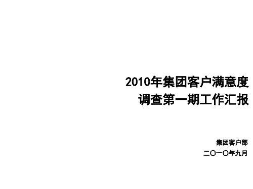 中国移动客户满意度调查工作汇报PPT(66张)