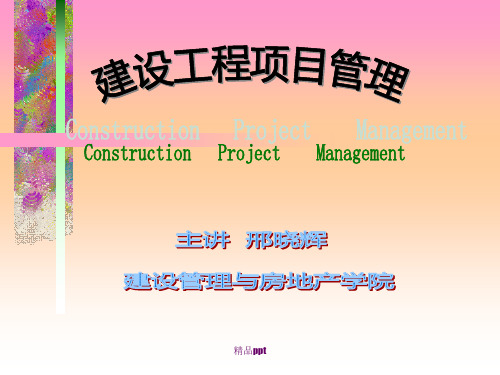项目建设课件ppt