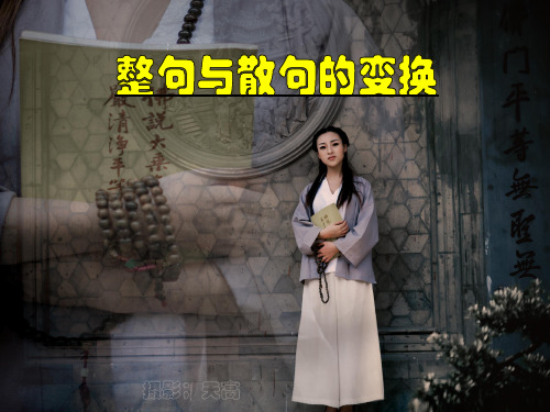 变换句式(整句、散句)