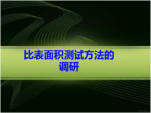 比表面积 2