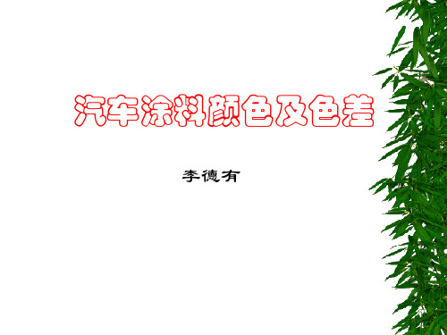 色差知识