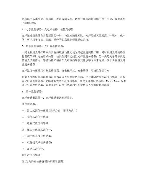 传感器的基本组成