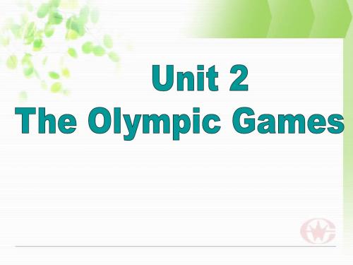 新人教必修二Unit2TheOlympicGames-Warmingup[课件](1)