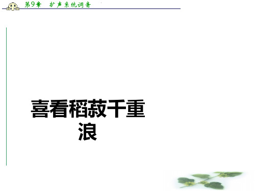 高中新教材语文人教必修上册课件：第二单元 第4课 喜看稻菽千重浪