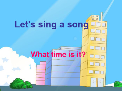鲁科版英语三年级下册Unit6Time Lesson4Again,please