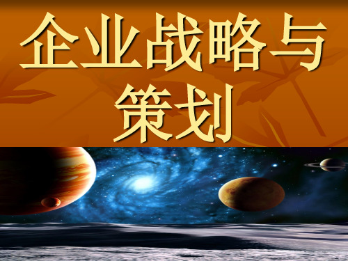 企业战略与策划