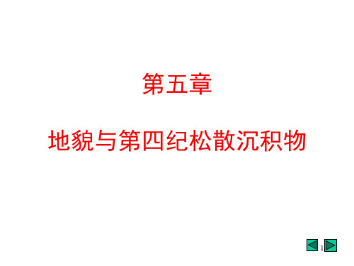 地貌与第四纪松散沉积物PPT演示课件