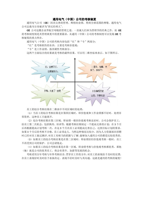 通用电气的人力资源管理