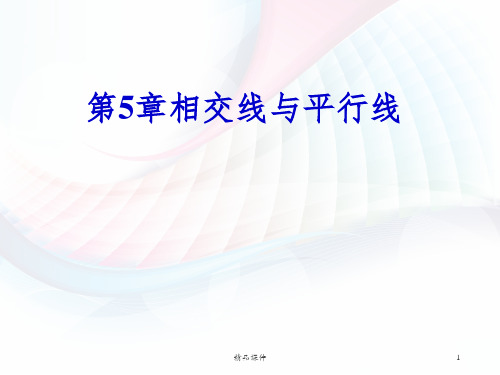 第五章相交线与平行线复习(公开课)ppt课件