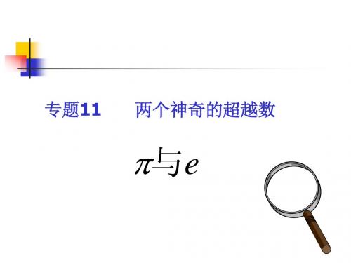 两个超越数11