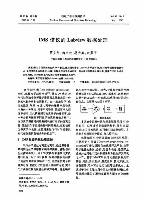 IMS谱仪的Labview数据处理