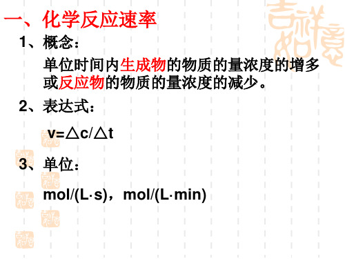 化学反应速率和化学平衡
