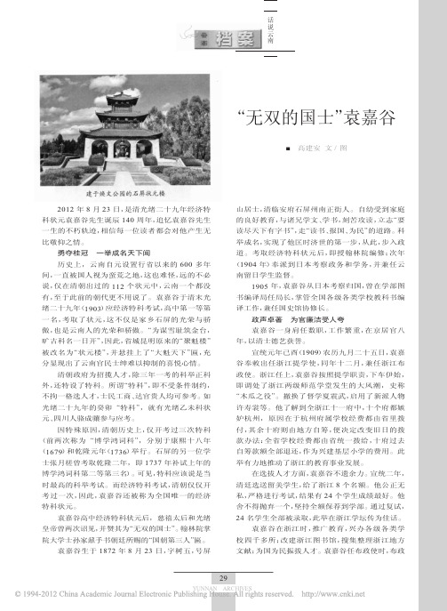 _无双的国士_袁嘉谷