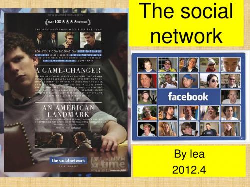 社交网络-facebook-英文-电影导看及影评写作-ppt