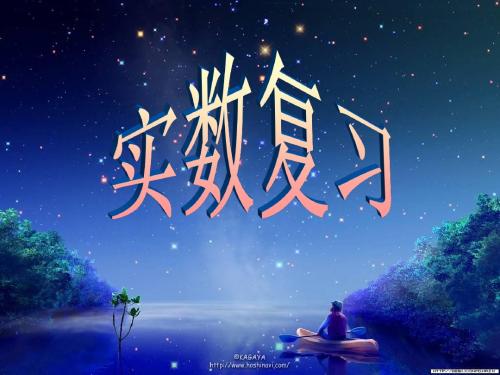 第六章实数复习