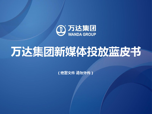 万达新媒体投放方案_投放蓝皮书新闻BAT视频社交DSP平台指南