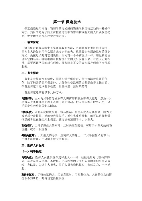 动物外部治疗技术