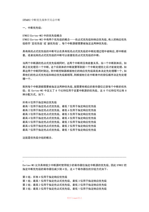 STM32各模块学习笔记