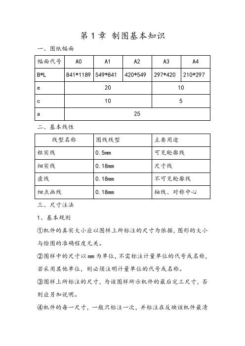第1章 制图基本知识