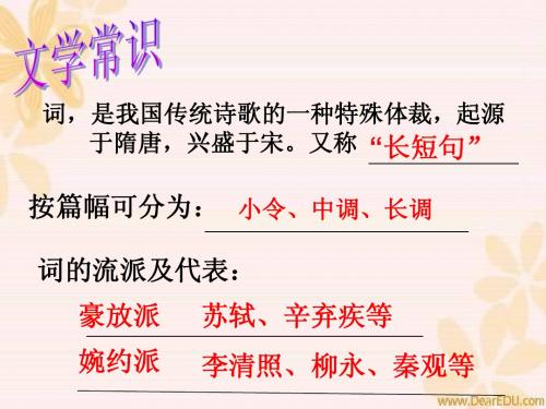 必修1、2文学常识填空汇总