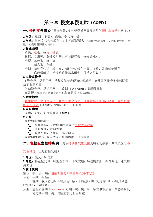 内科-慢支和慢阻肺(COPD)