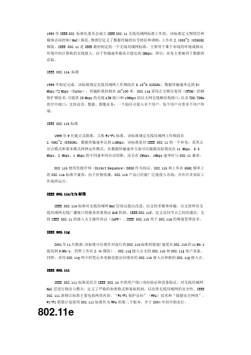 802.11简介