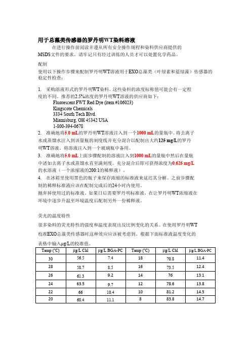 EXO罗丹明配方