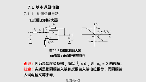 集成运算放大器的运用.pptx