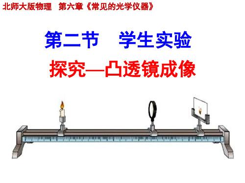 学生实验：探究凸透镜成像