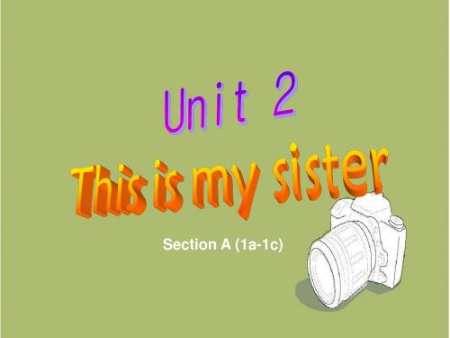新目标七年级上Unit2 period 1ppt课件