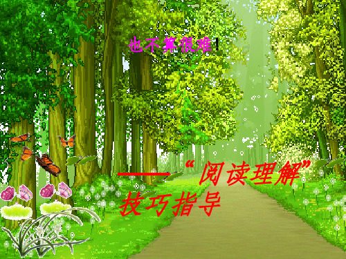 小学语文阅读指导课PPT