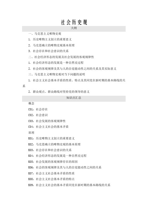 社会历史观