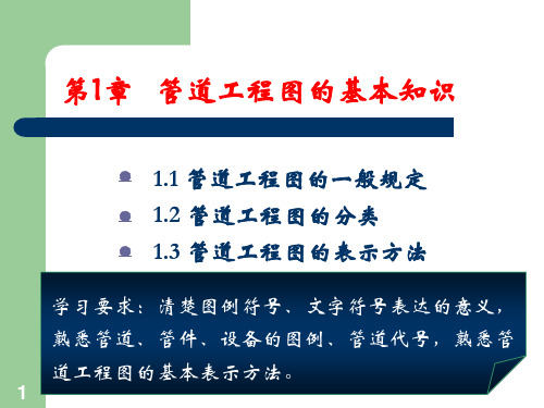 第1章管道工程图的基本知识