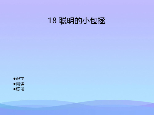 (优选)二年级语文上册 聪明的小包拯课件1 湘教版[1]