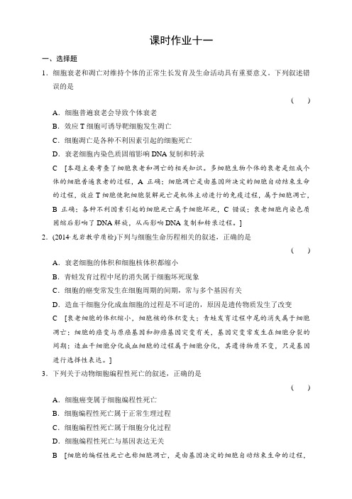 高考生物(人教版)大一轮总复习讲义配套课件+课时作业+