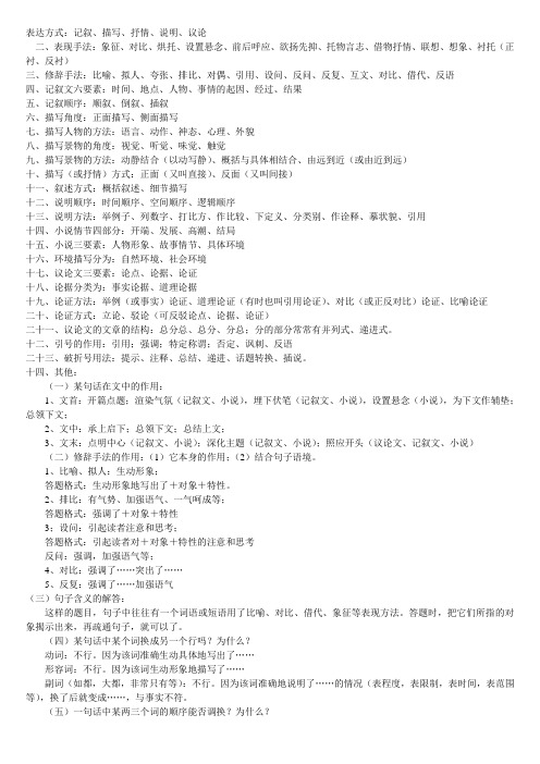 2008年高考语文试题(山东卷)