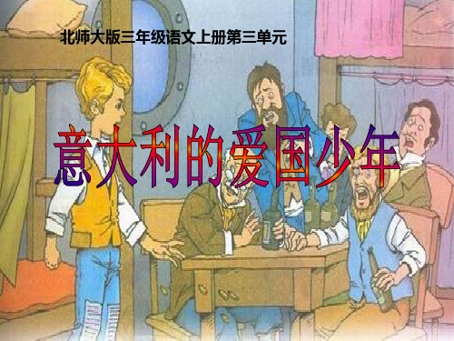 《意大利的爱国少年》PPT课件3 (共23张PPT)