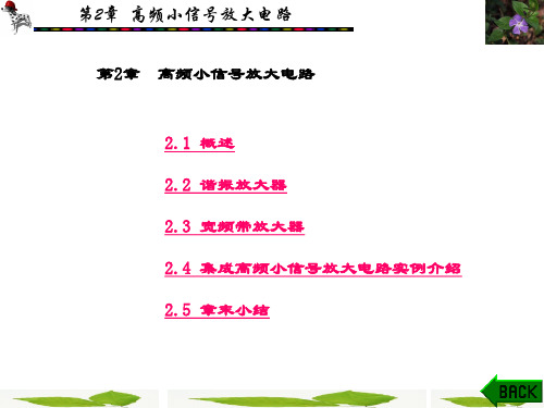精品课件-通信电路(第四版)沈伟慈-第2章