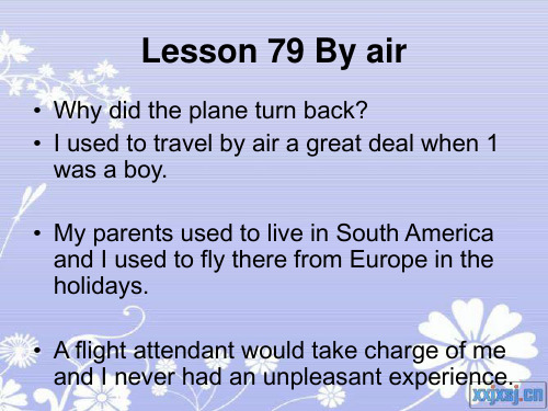 新概念二Lesson 79