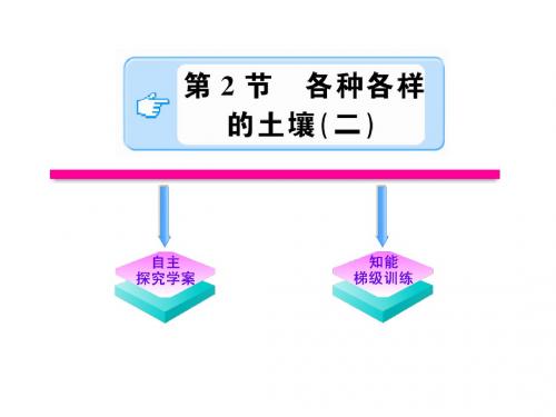 2011版初中科学金榜学案课件：《各种各样的土壤》c(浙教版八年级下)