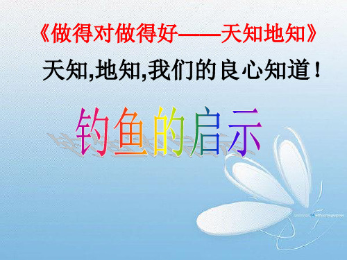 钓鱼的启示-第二课时精品PPT课件