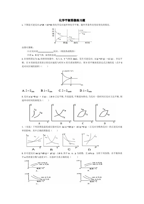 化学平衡图像练习题