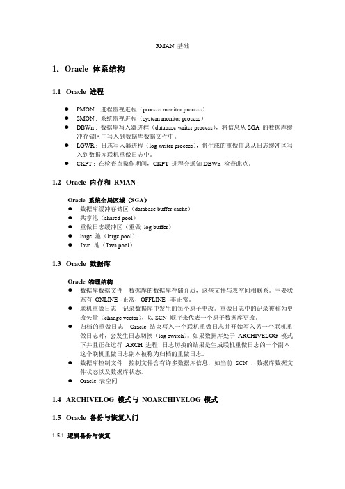 rman 基础教程