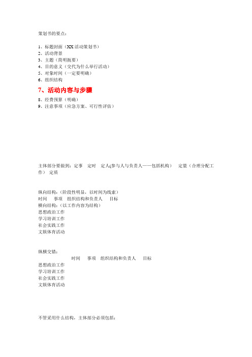 公文培训笔记
