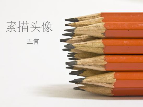 素描头像PPT课件